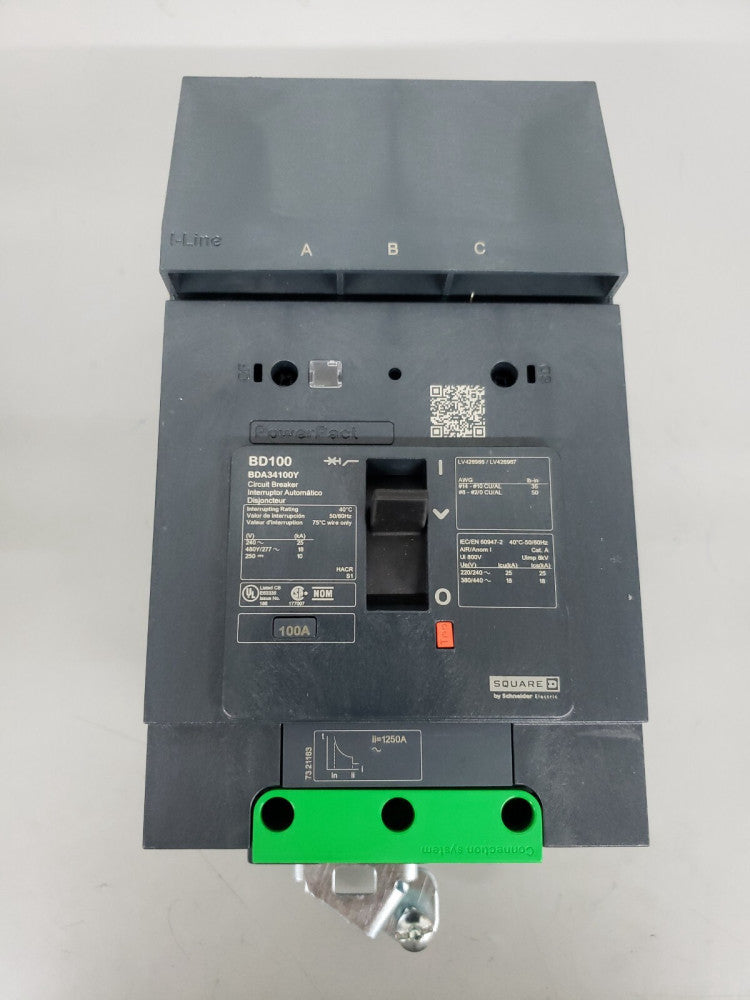 NEW TAKE OUT  Square D Powerpact BDA34100Y