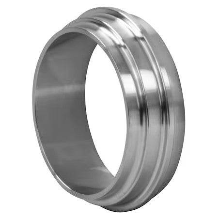 STEEL & OBRIEN 14PRFJP-2-304 2" Plain John Perry Short Weld Ferrule - .719"