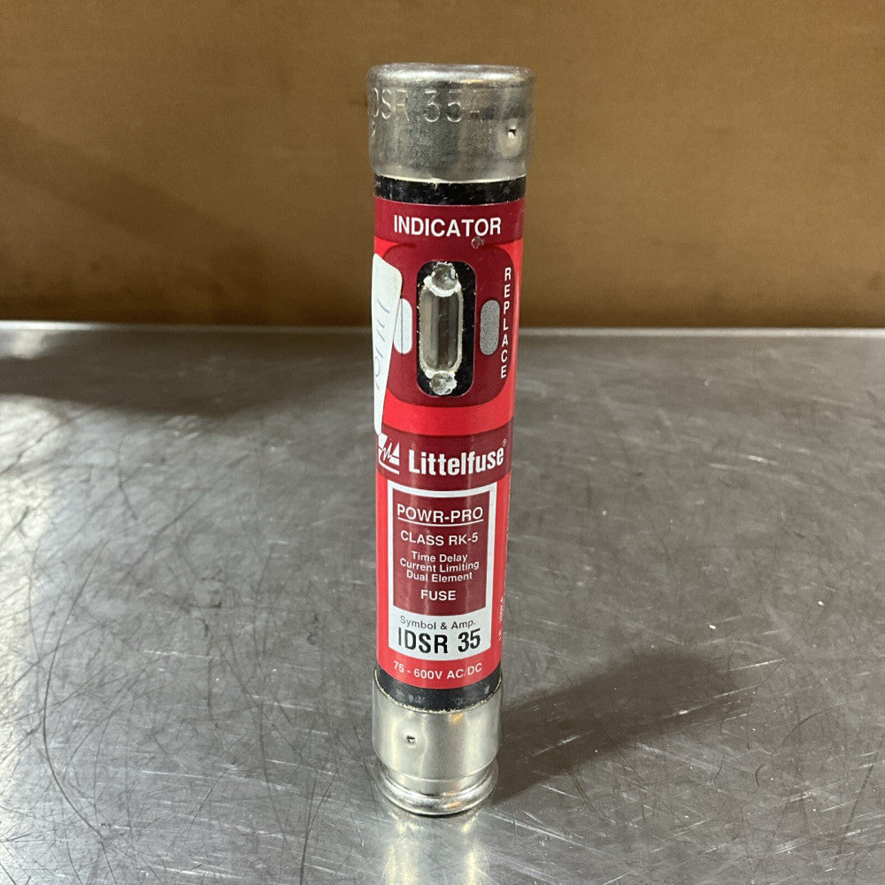 Littelfuse IDSR-35, 35A, 600V, Time-Delay, Class RK-5 Fuse, NOS