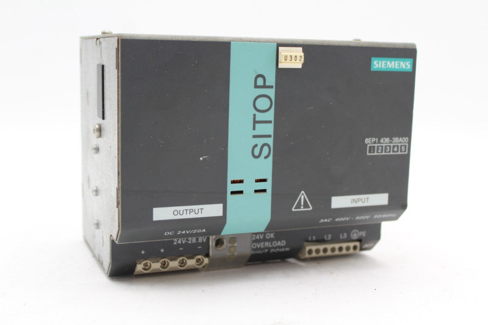 Siemens 6EP1436-3BA00 SITOP Power 20 Power Supply