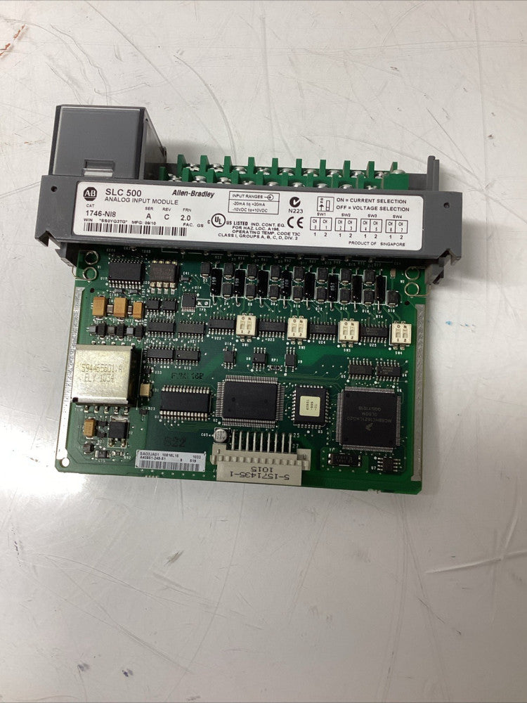 Allen-Bradley SLC 500 1746-NI8 Series A Analog Input Module, R-237