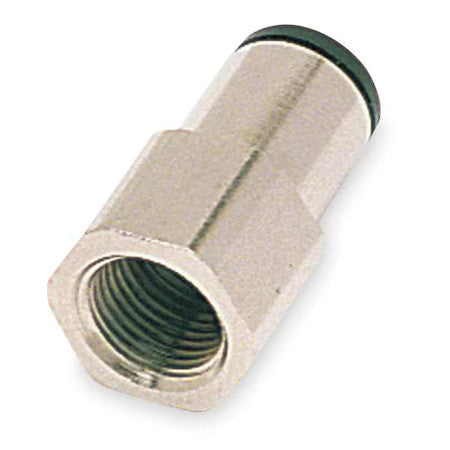Legris 3014 60 11 Push-Fit Adapter Fitting, 3/8 In Tube Size, Brass, Silver, 10
