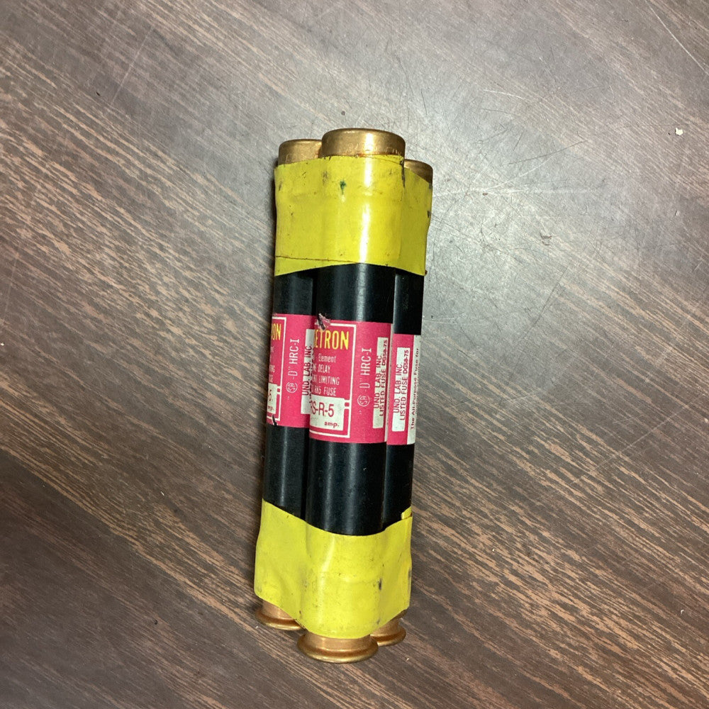 FRS-R-5 Fusetron Fuses, Lot Of 3