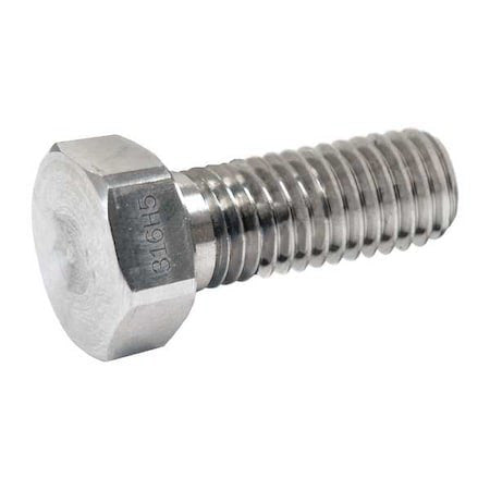 Zoro Select Zs61612c56 316, 1/2"-13 Hex Head Cap Screw, Black Oxide Steel,
