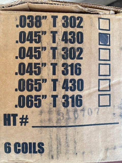 (6 PACK) Century Wire, Lashing Wire, 430 Stainless Steel, 1,200' Reel, .045