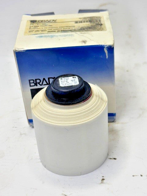BRADY PTL-31-427-LABELS, SELF LAMINATING & WRAP AROUND, ACRYLIC ADHESIVE, WHITE