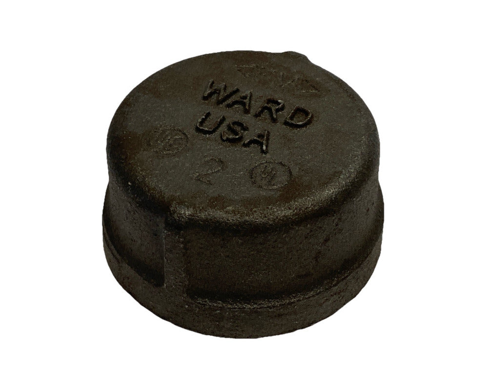 Ward FBCA2 Black Pipe Cap Female 2"