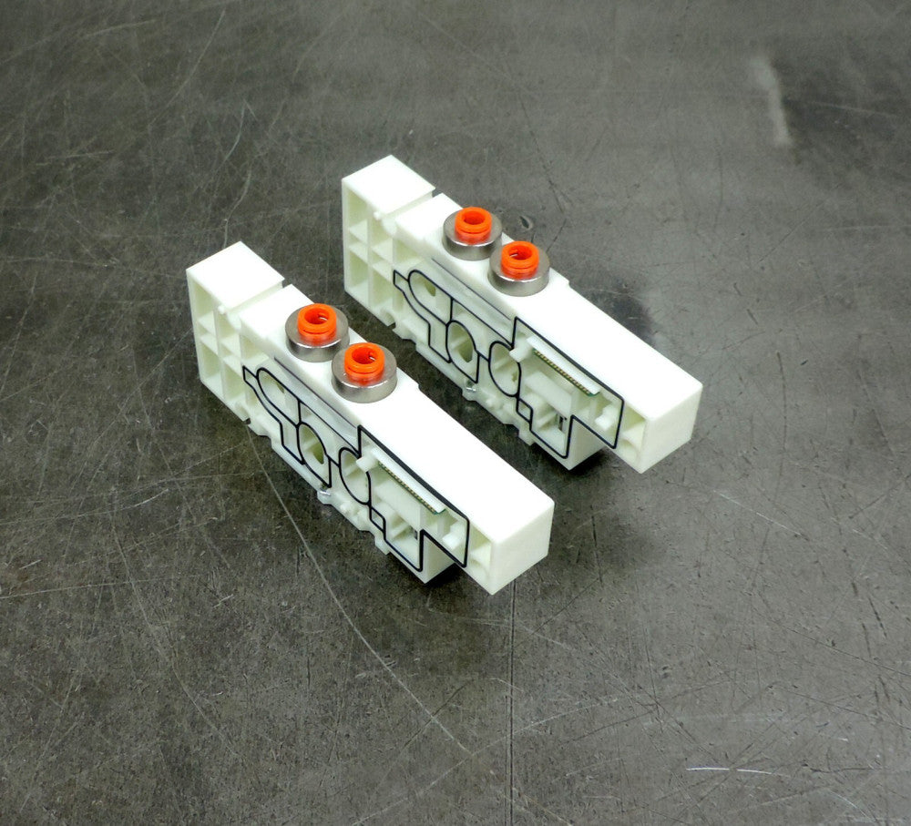 SMC SY70M-2-2DA-N7-NA Manifold Block Assembly Lot of (2) Two