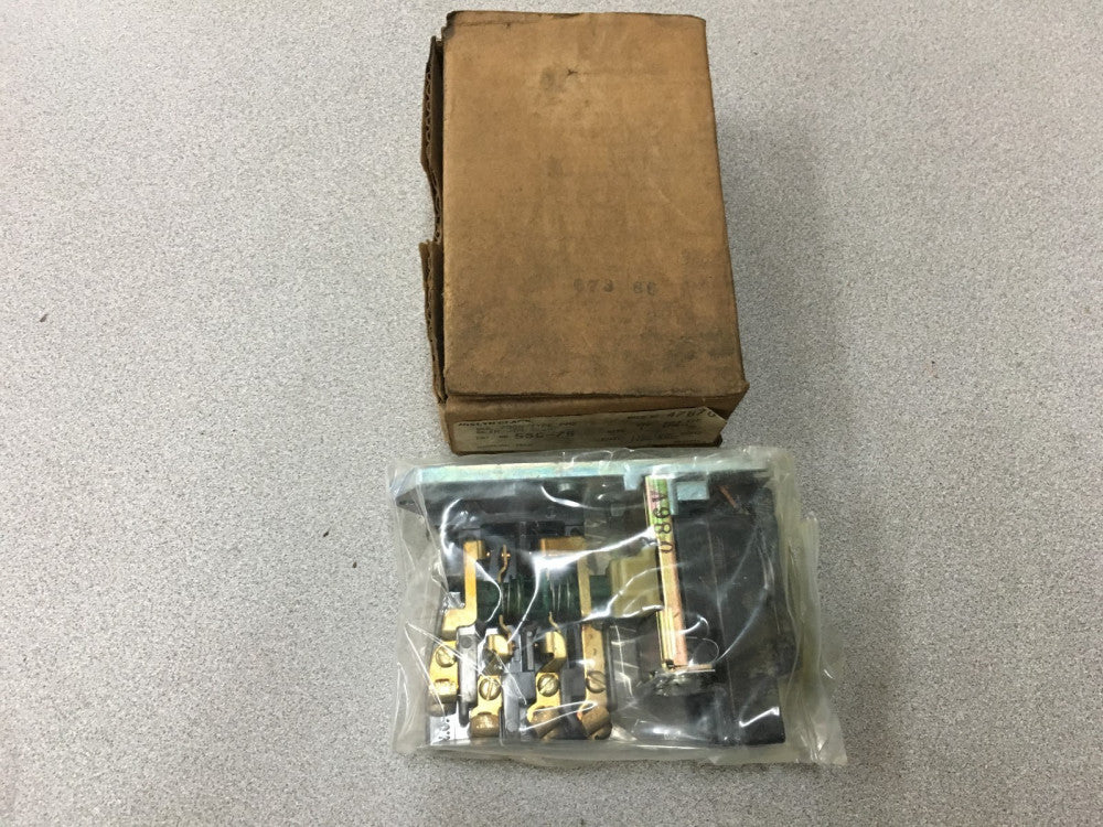 NEW IN BOX JOSLYN CLARK RELAY 5SG-76 WITH KPMF-1 AUXILIARY CONTACT