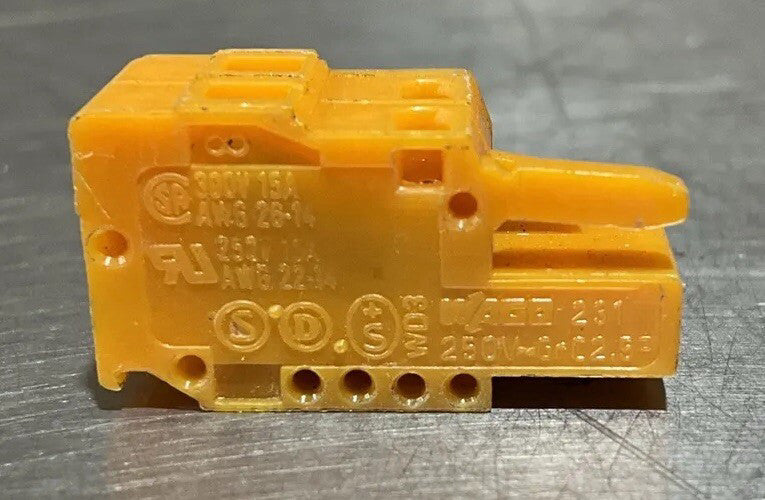 WAGO 231 Terminal Block Female Plug Nos Surplus No Original Package