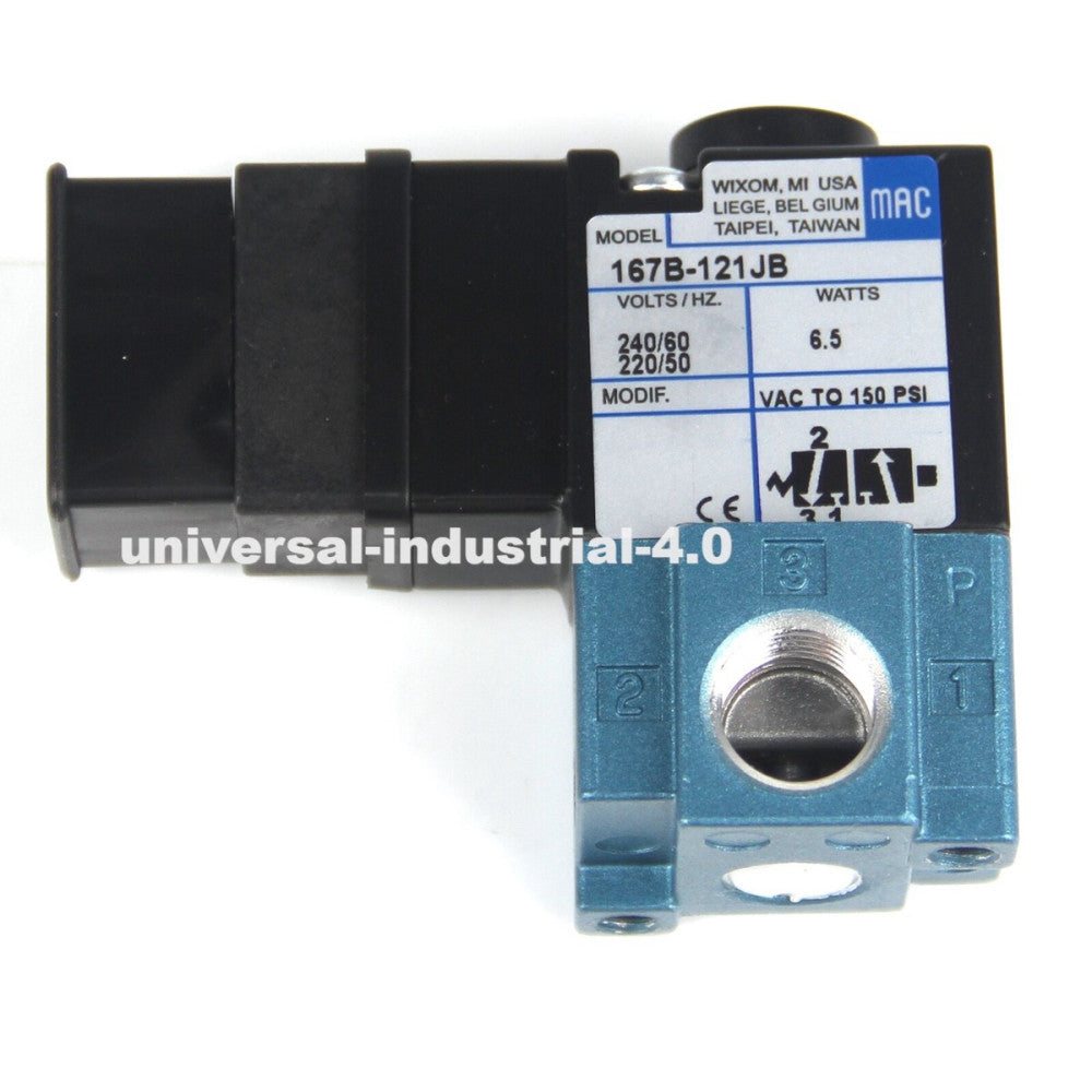 One Brand New MAC 167B-121JB solenoid valve