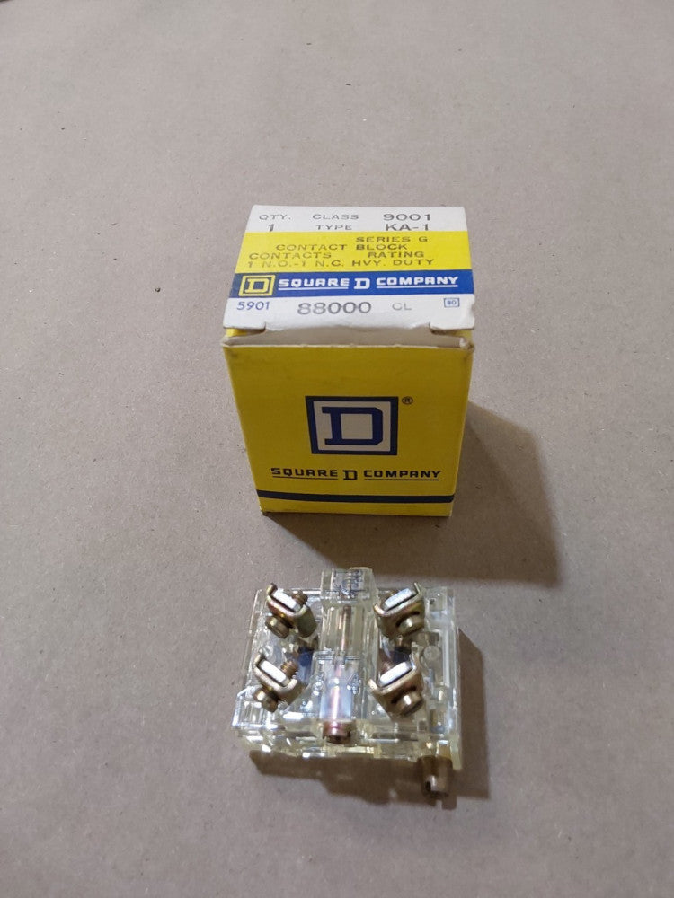 SQUARE D COMPANY 9001 KA-1 SERIES G CONTACTOR BLOCK