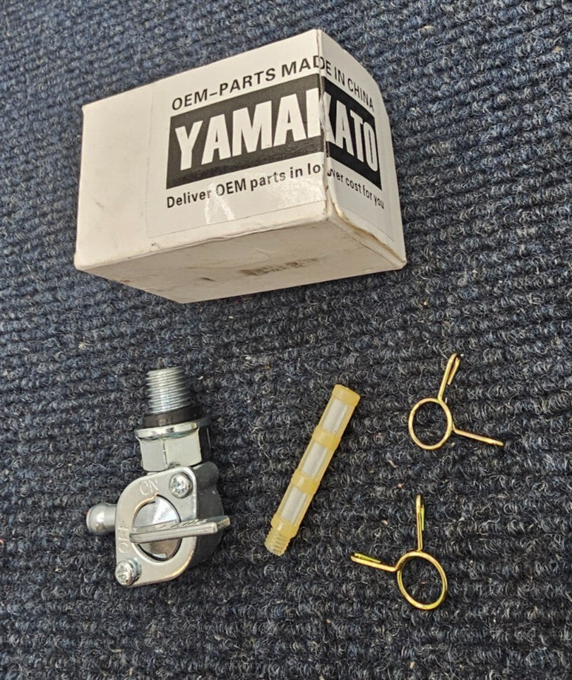 YAMAKATO AYMK081: Fuel Tank Shut Off Valve Switch Petcock for Generator Champion