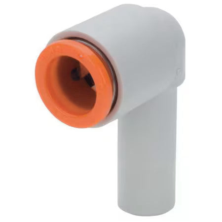 Smc Kq2l10-12A Push-Fit Elbow Fitting, Push-To-Connect X Push-To-Connect, 10 X