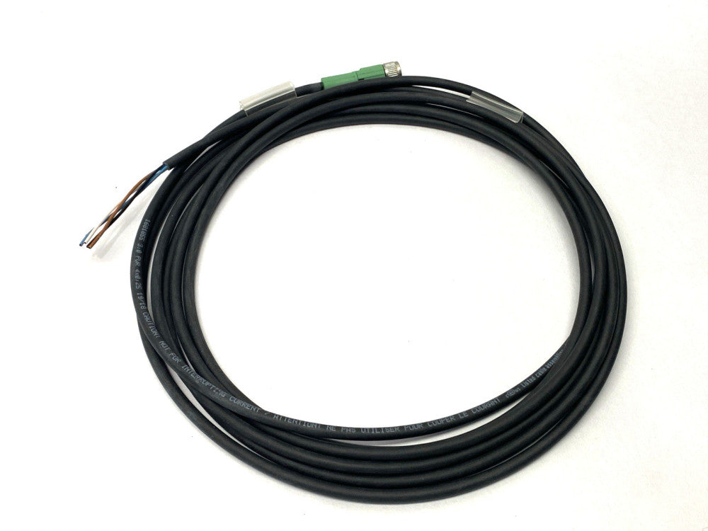 Phoenix Contact SAC-4P- 3,0-PUR/M 8FS Single-Ended Cable M8 3m 1681855
