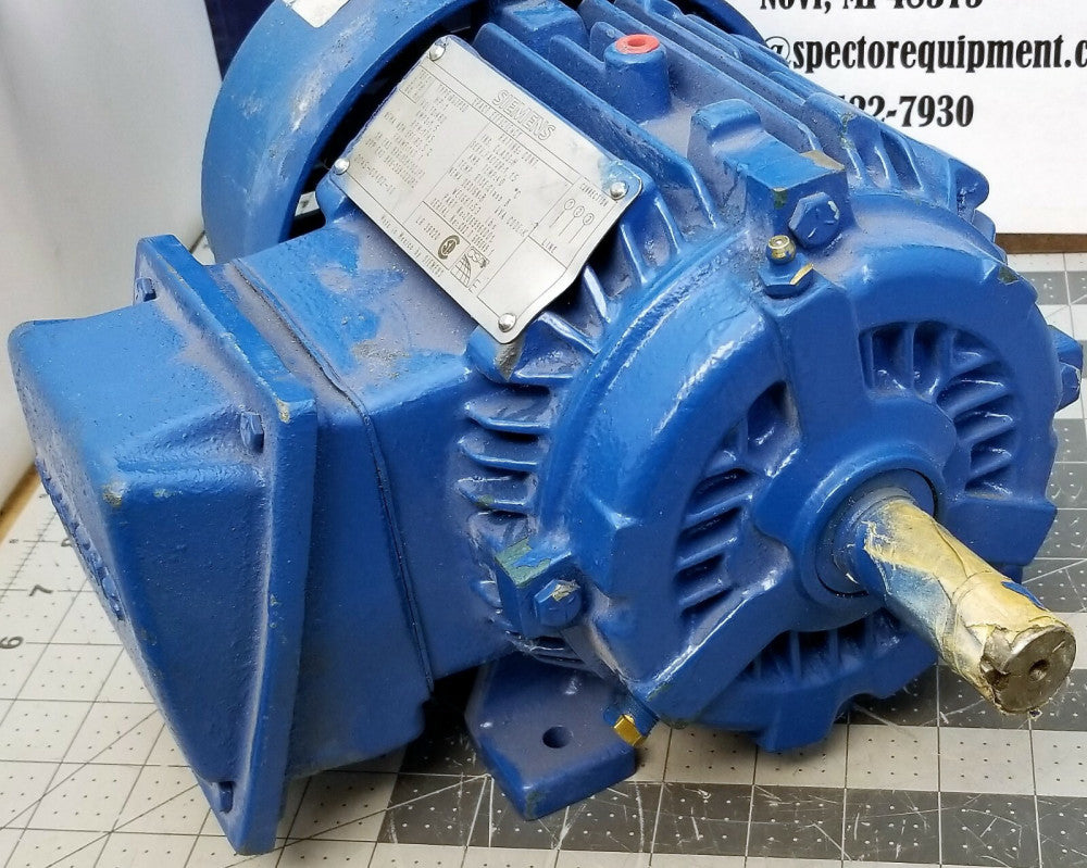Siemens 1HP, 1745RPM, 460V, 143T, TEFC SEVERE CHEMICAL DUTY Motor [B6S5]