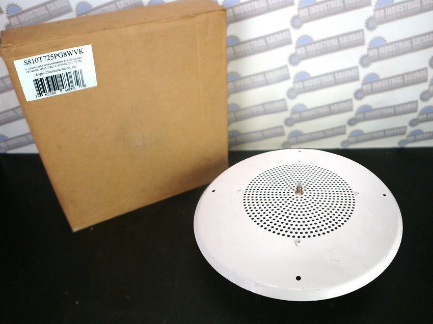  BOGEN 8" Speaker 13" Grill PN: S810T725PG8WVK w/ TRANS & VOLUME KNOB -NEW BOXED