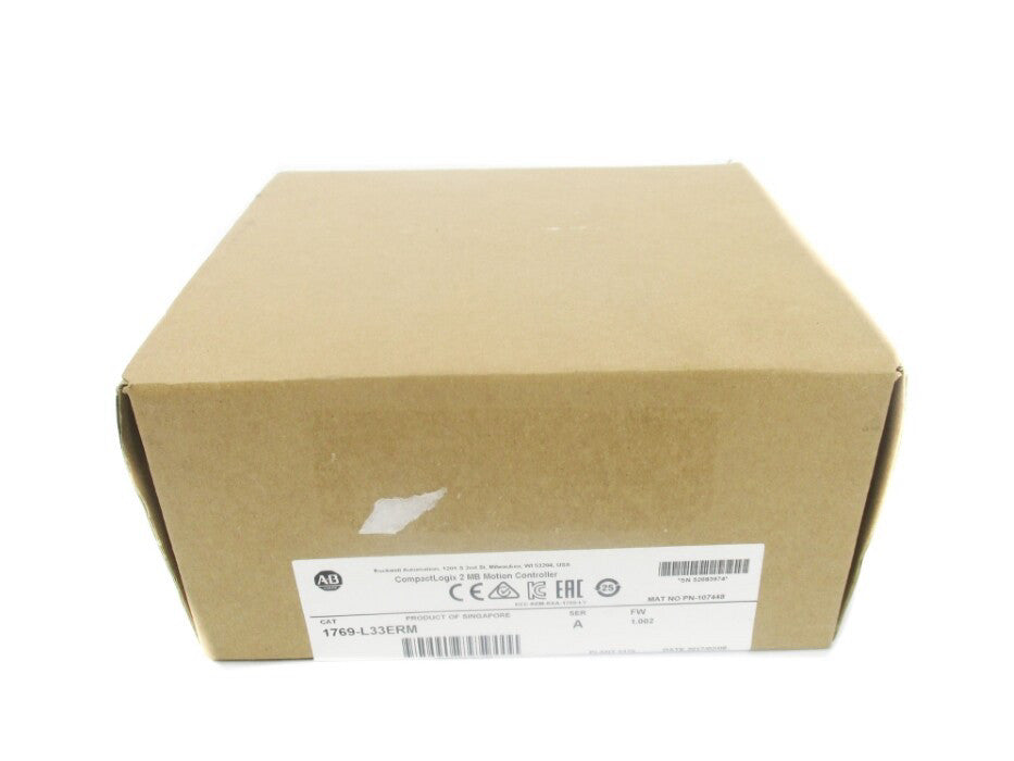 ALLEN BRADLEY 1769-L33ERM SER. A F/W 1.002 DATE: 2017 NSFS