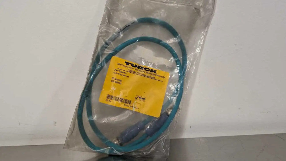 Turck RSSD RSSD 441-1M Extension Cable U3-00372 1m M12 Male to Male Straight ...