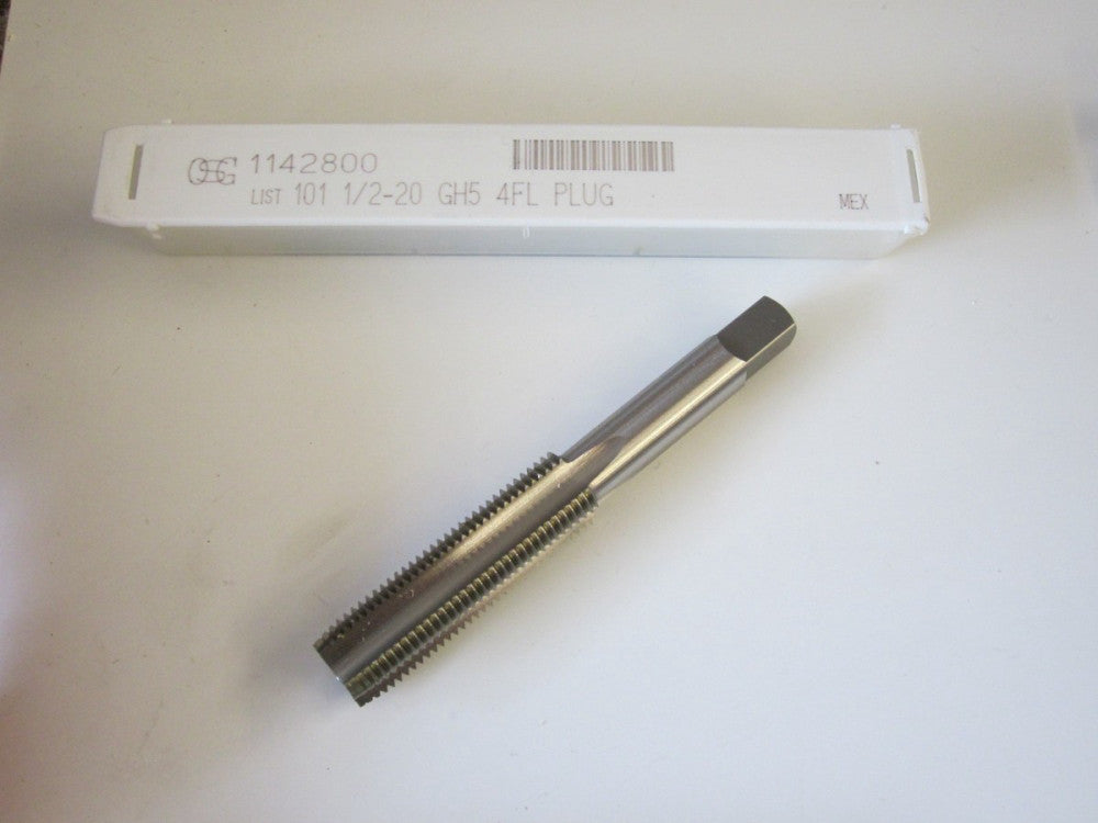 NEW OSG 1142800 1/2-20 Thread 4 Straight Flute Plug Tap GH5