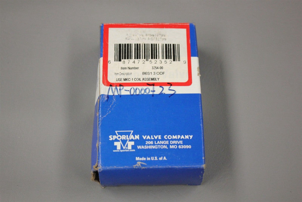 NEW SPORLAN SOLENOID VALVE B6S1 3 ODF TYPE 300