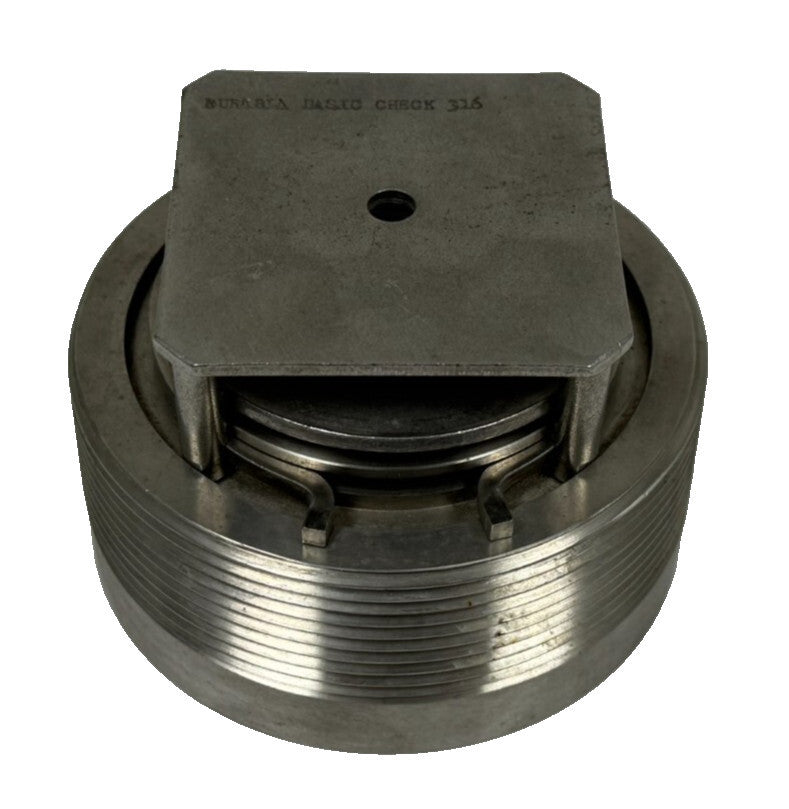 NEW DURABLA MFG. CO. 8008 BASIC CHECK VALVE 303SS 2" BSS 300-450DEG. F