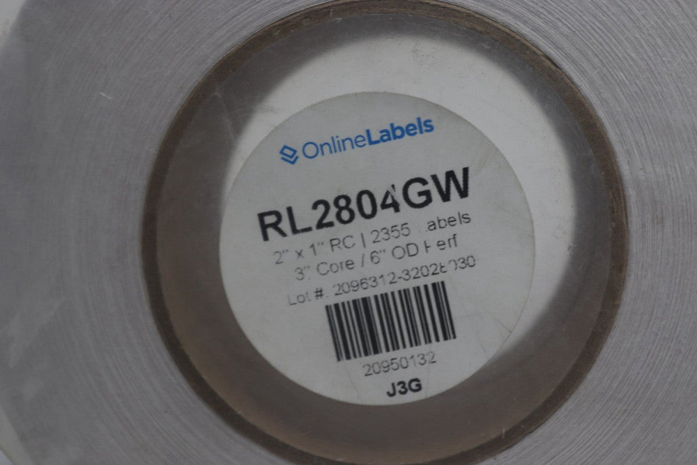 Online Labels Removable Labels 2355 Labels 2" x 1" RL2804GW