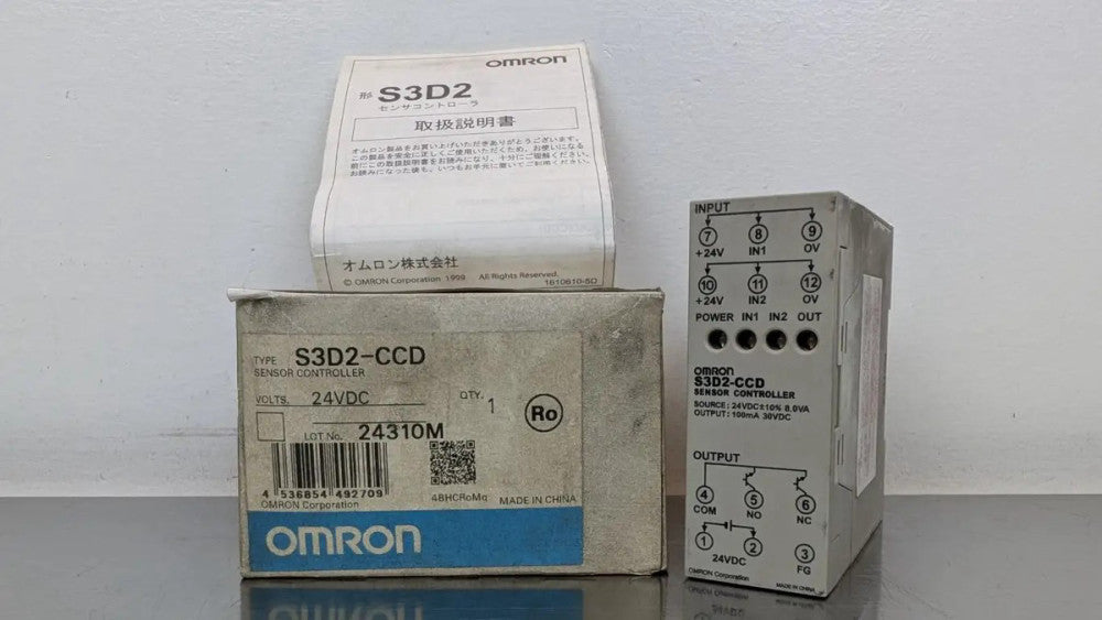 Omron S3D2-CCD Sensor Controller 24VDC 8A