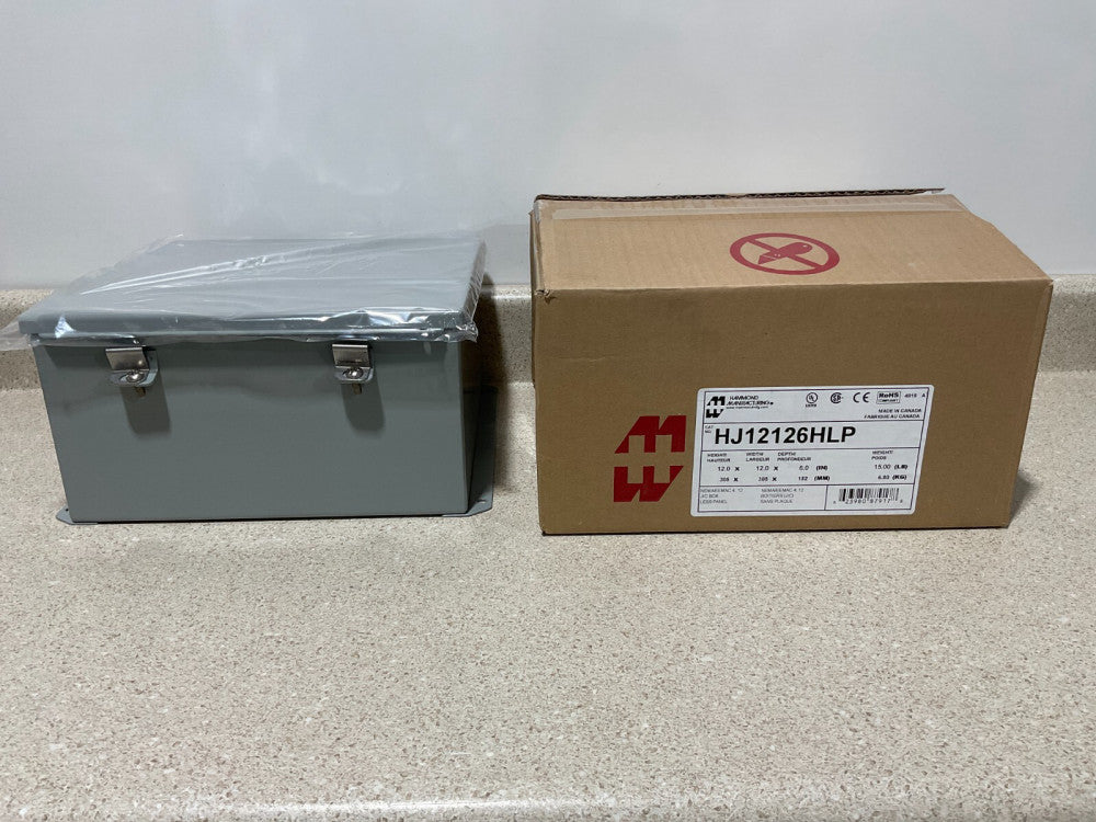 Hammond Mfg HJ12126HLP 12X12X6 NEW
