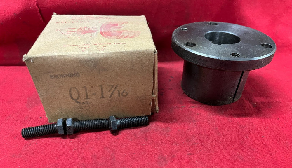 BROWNING Q1-1-7/16 SPLIT TAPER BUSHING BORE: 1-7/16" WITH 3 SCREWS