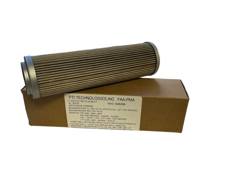 PTI TECHNOLOGIES, FILTER ELEMENT 7585669, FAA-PMA
