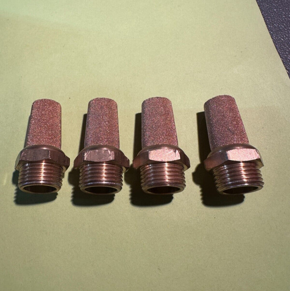 1/2 Male Muffler MPT Brass Body  (Lot of 4) New Fast Ship