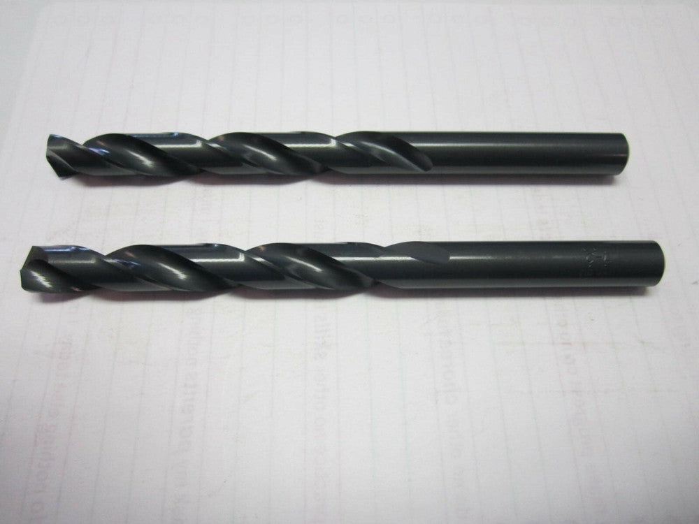 Chicago-Latrobe (45895) 10.00 x 10 x 133mm Black Oxide Jobber Drill Bit - Qty 2