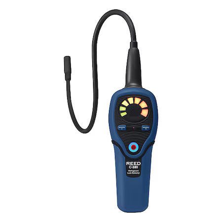 Reed Instruments C-380 Refrigerant Leak Detector, Low/High Sensitivity (R134a