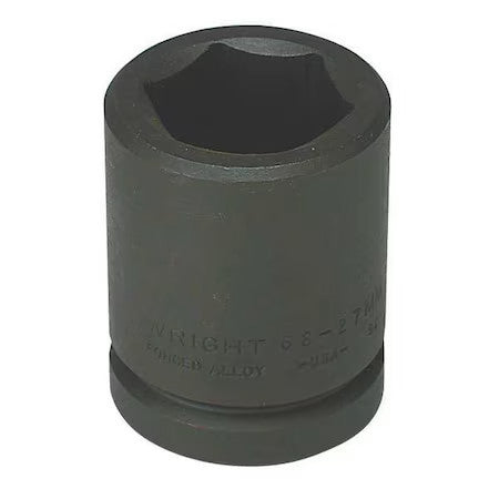 Wright Tool 68-40Mm 3/4 In Drive Impact Socket Standard Socket, Black Oxide,40