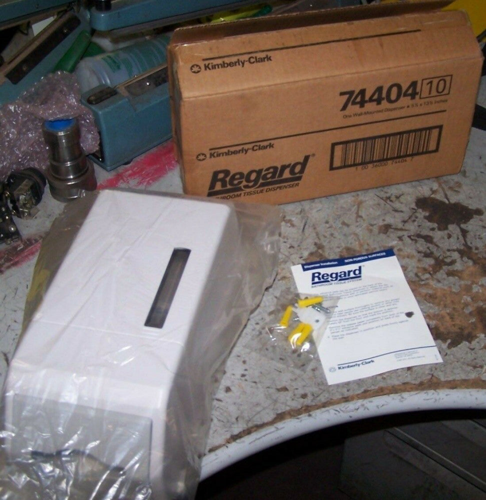 NEW CLARK REGARD 74404 WALL MOUNTED BATHROOM TISSUE DISPENSER 5-1/2" X 13-1/2"