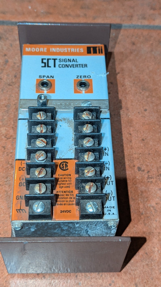 (1) Moore Industries SCT Signal Converter SCT/4-2-MA/4-20MA/24DC