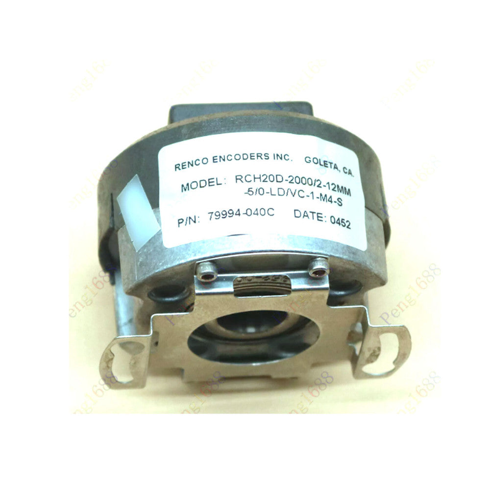 Used & Tested RENCO RCH20D-2000/2-12MM-5/0-LD/VC-1-M4-S Rotary Encoder