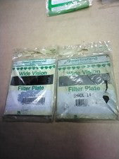 LOT of 2 NASCO GREEN DIAMOND FS-5H Filter Plate Shade 14 4-1/2" x 5-1/4", Sealed