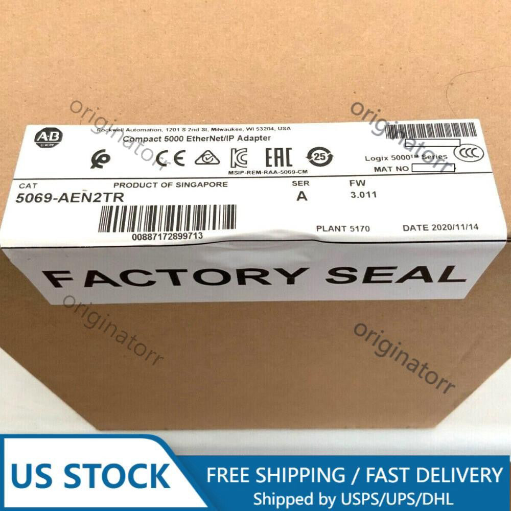 AB 5069-AEN2TR Compact I/ O EtherNet/IP Adapter New Factory Sealed US Free Tax