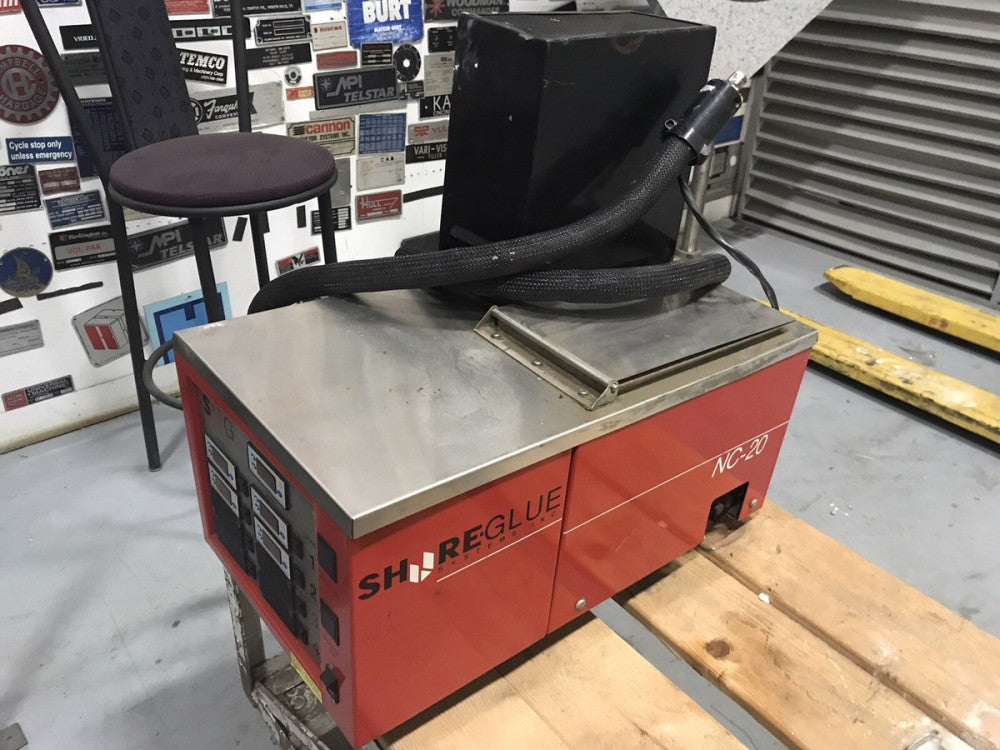 SHURE-GLUE NC-20 HOT MELT GLUE APPLICATOR