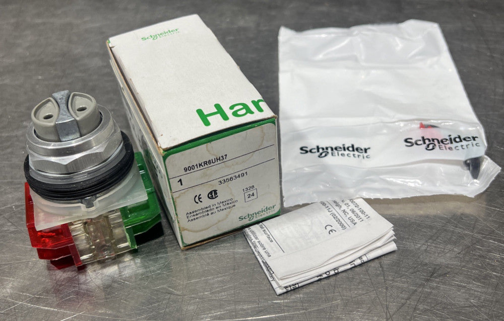 Schneider Electric 9001KR6UH37 Dual Function Pushbutton Nos Surplus