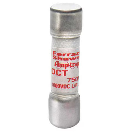 Mersen Dct20-2 Semiconductor Fuse, 20A, Fast-Acting, 750V Ac, Cylindrical