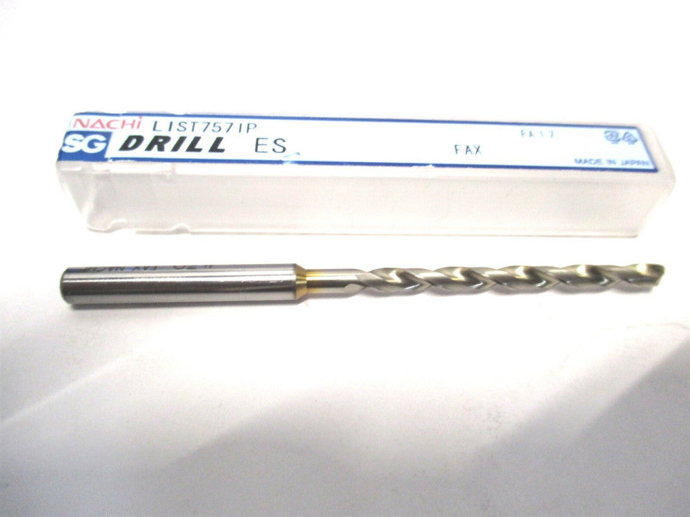 Nachi (1362483) #30 .1285" x 3-1/16 135° 2-Flute Jobber Length Drill
