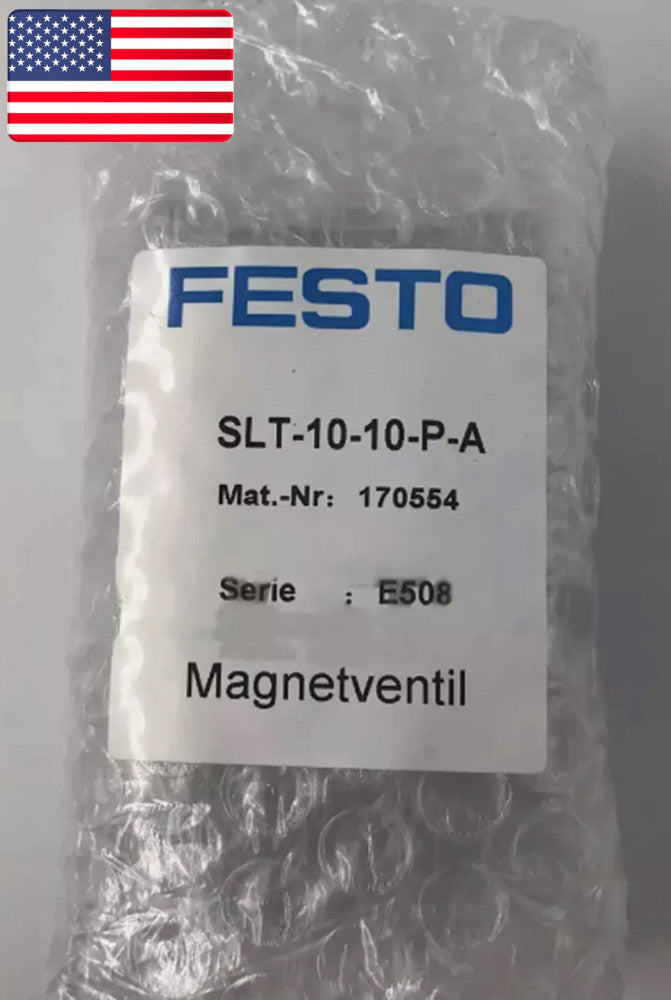 One Brand New FESTO Pneumatic Mini Cylinder SLT-10-10-P-A 170554 - US Stock