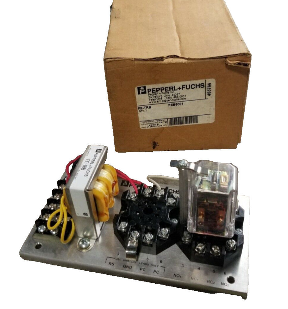 NEW PEPPERL + FUCHS FE-TRB MODULAR CONTROL BASE FOR TR LOGIC CARDS/AMPLIFIERS