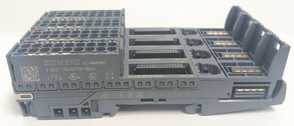 SIEMENS BASE UNIT 1 POLE 6ES7 193-6BP00-0BA0 SIMATIC ET 200 SP LOT OF 4