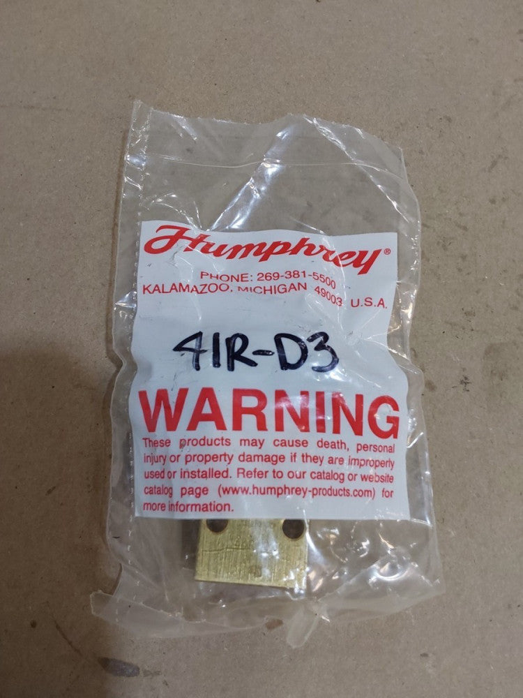 HUMPHREY 41R-D3 / 41RD3 (BRAND NEW)