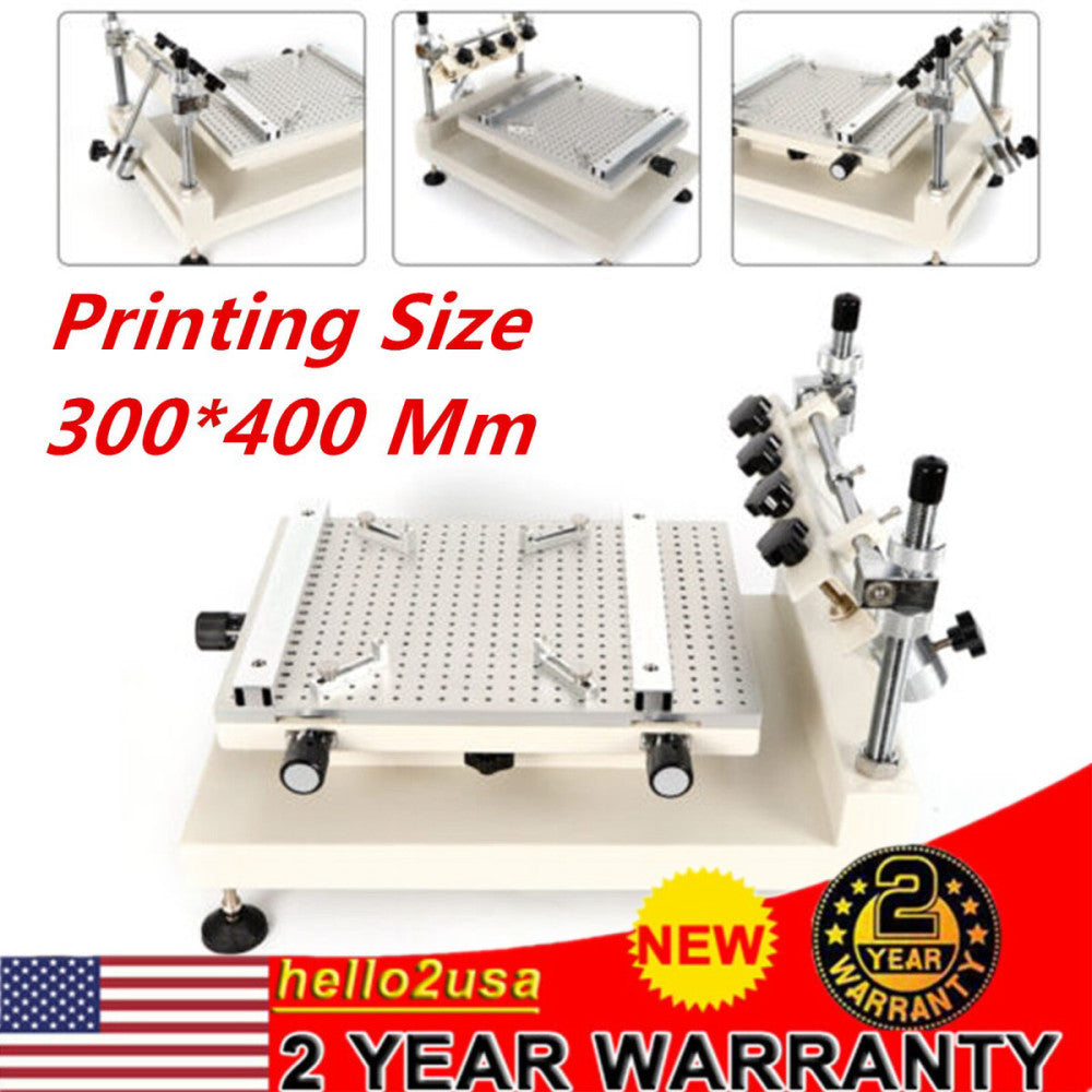 3040 Solder Paste Printer Stencil Printing Machine Horizontal Angle Adjustable