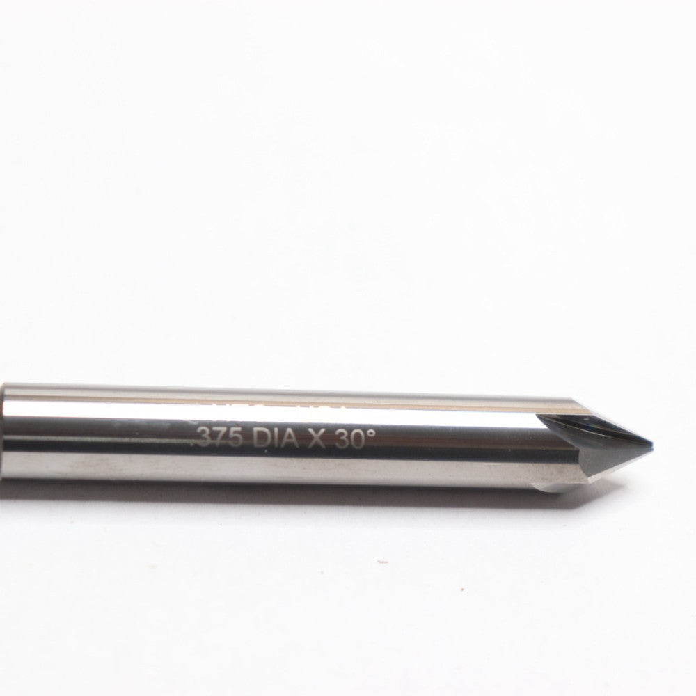HTC Single End Carbide 3 Flute Chamfer Mill .375"